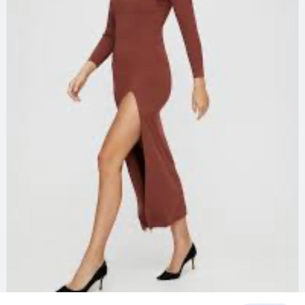 Aritzia Babaton Alchemy Dress size Medium Rust color